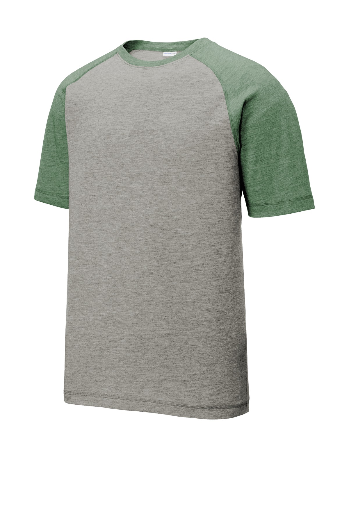 Sport-Tek ST400 Forest Green Heather / Light Gray Heather