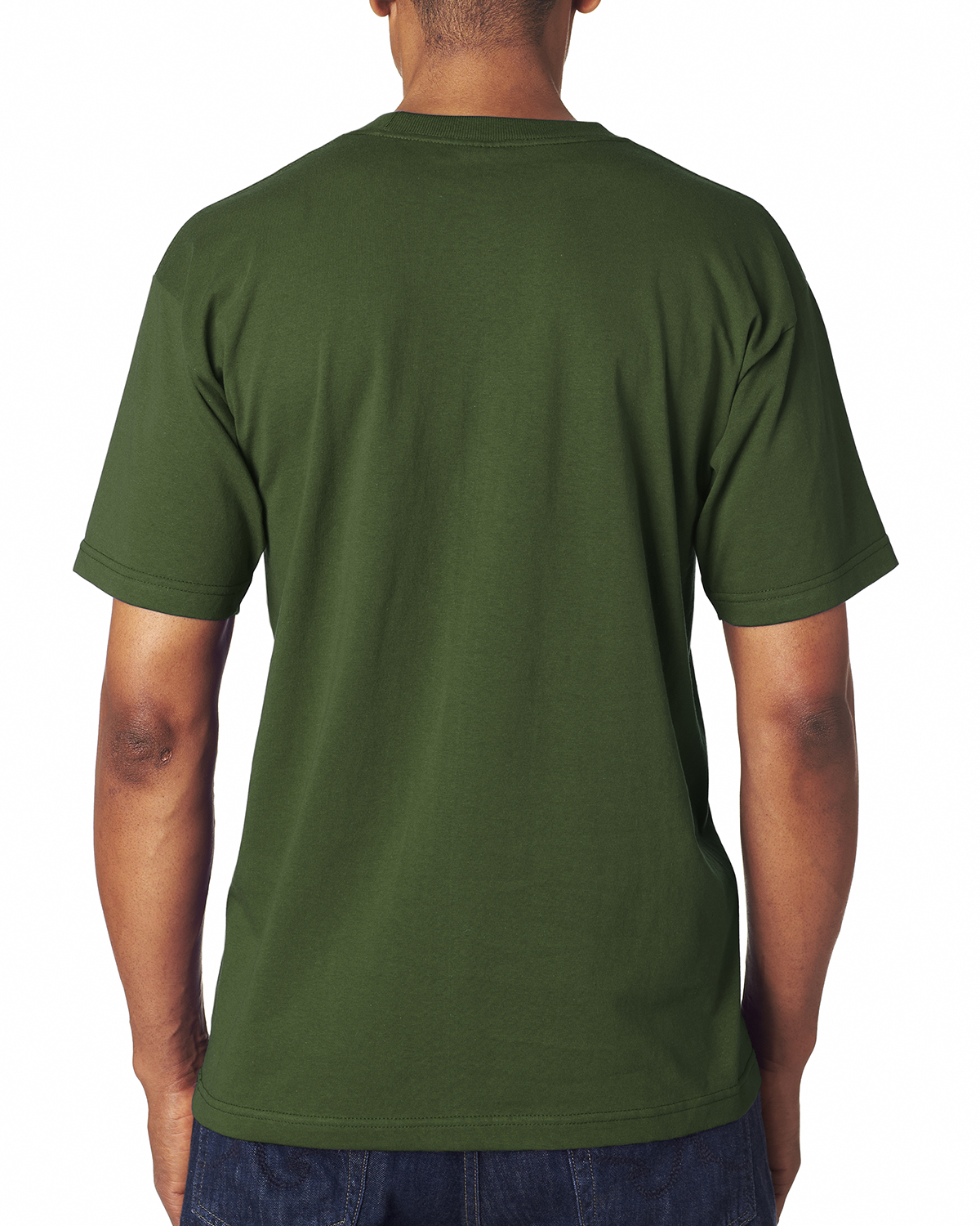 【FLAREUP】23SS★ 15.Division T-Shirts Bayside Unisex 100% Cotton T Shirt Ba5100 Forest Green | Jiffy
