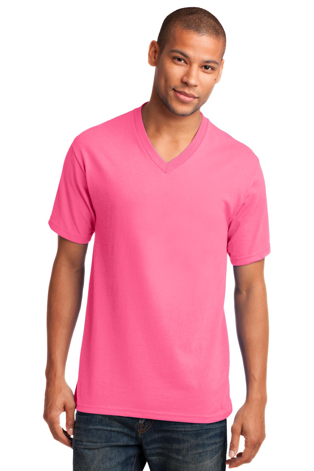 Port & Company PC54V Neon Pink