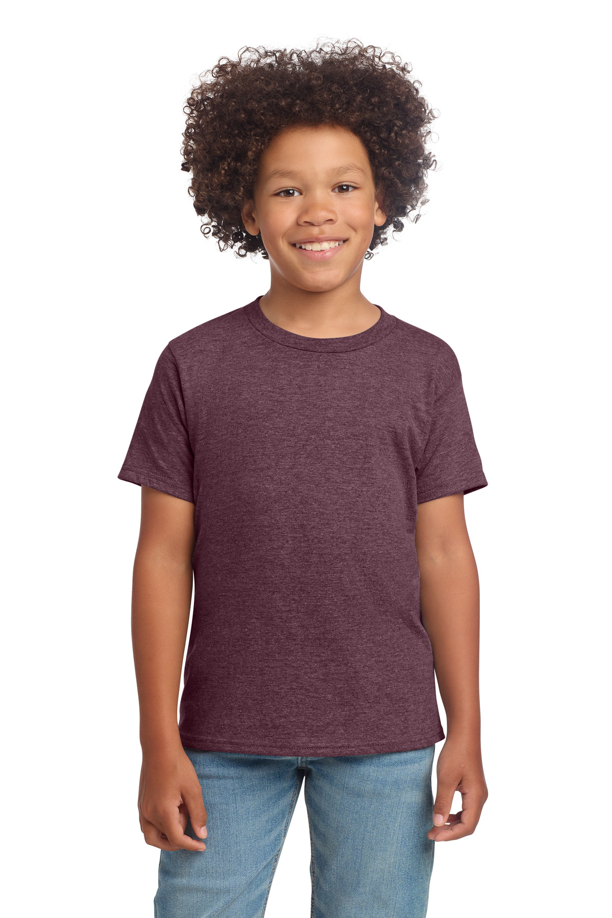 Gildan G640B HthrMaroon