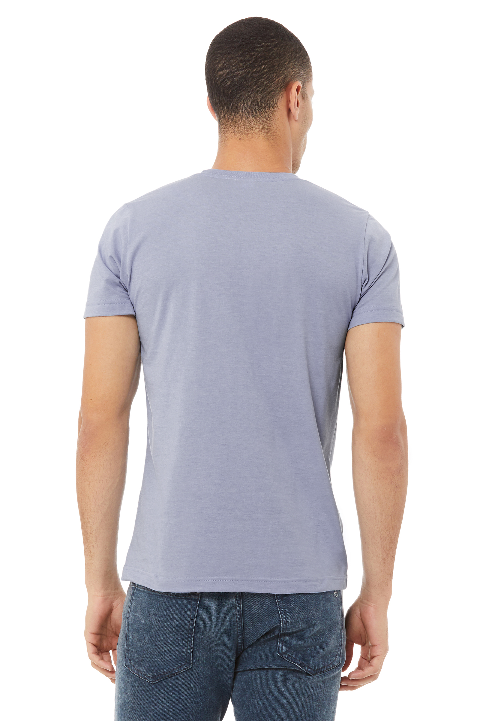 Bella + Canvas 3001CVC Heather Blue