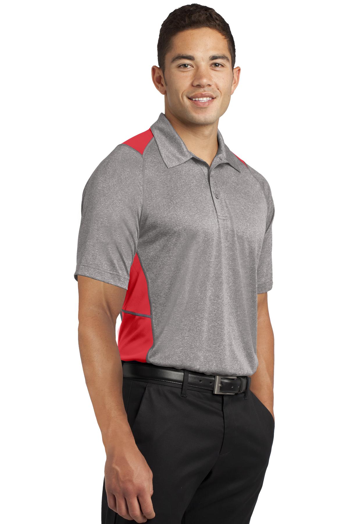 Sport-Tek ST665 Vintage Heather / True Red