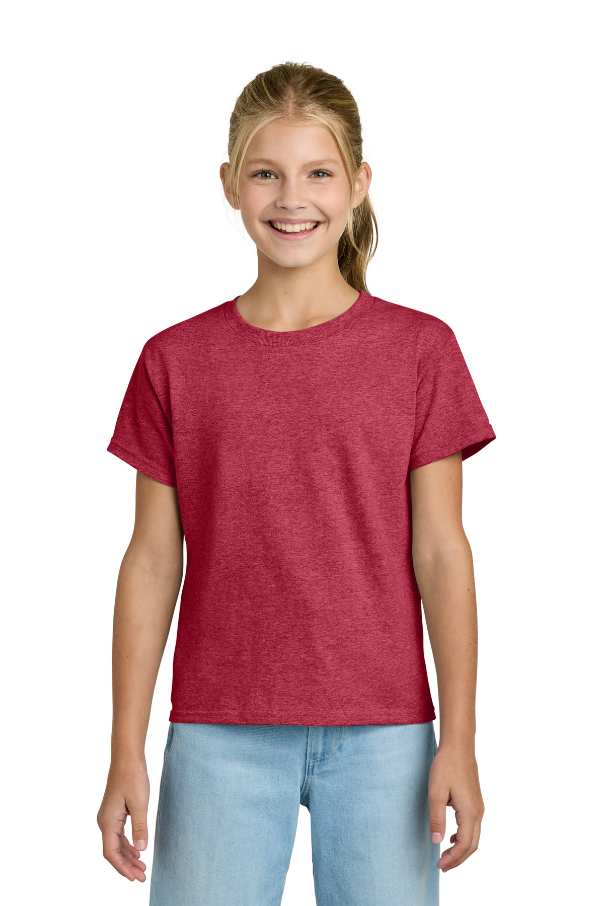 Gildan G300B Heather Red