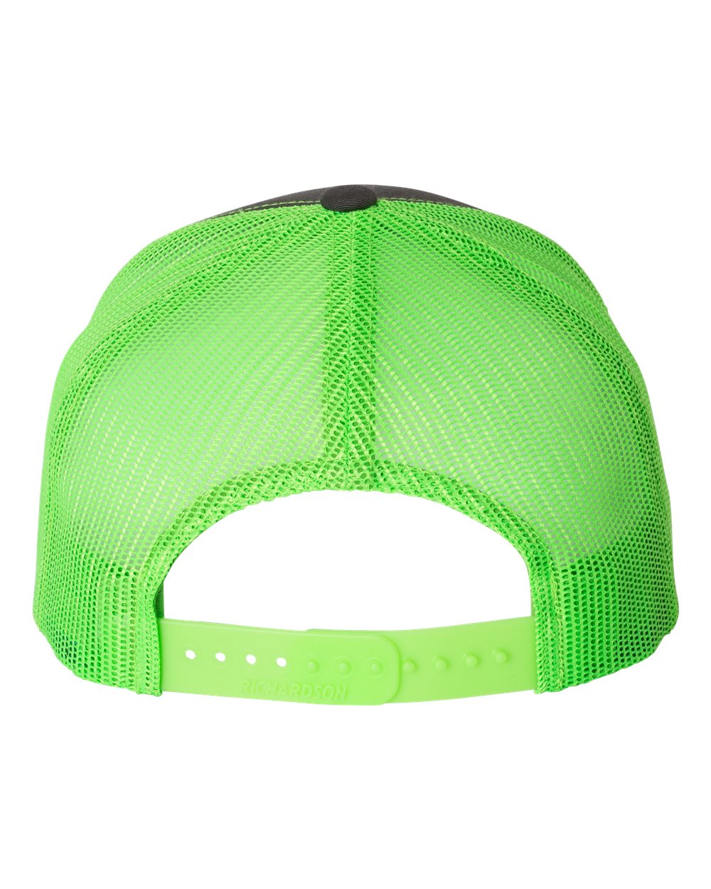 Richardson 112 Charcoal / Neon Green