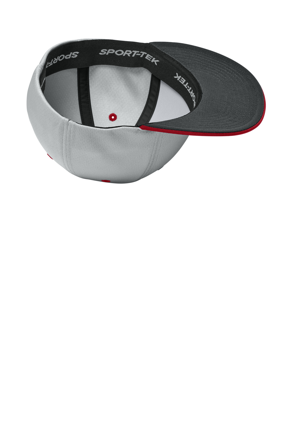 Sport-Tek STC70 Silver / Deep Red / Silver