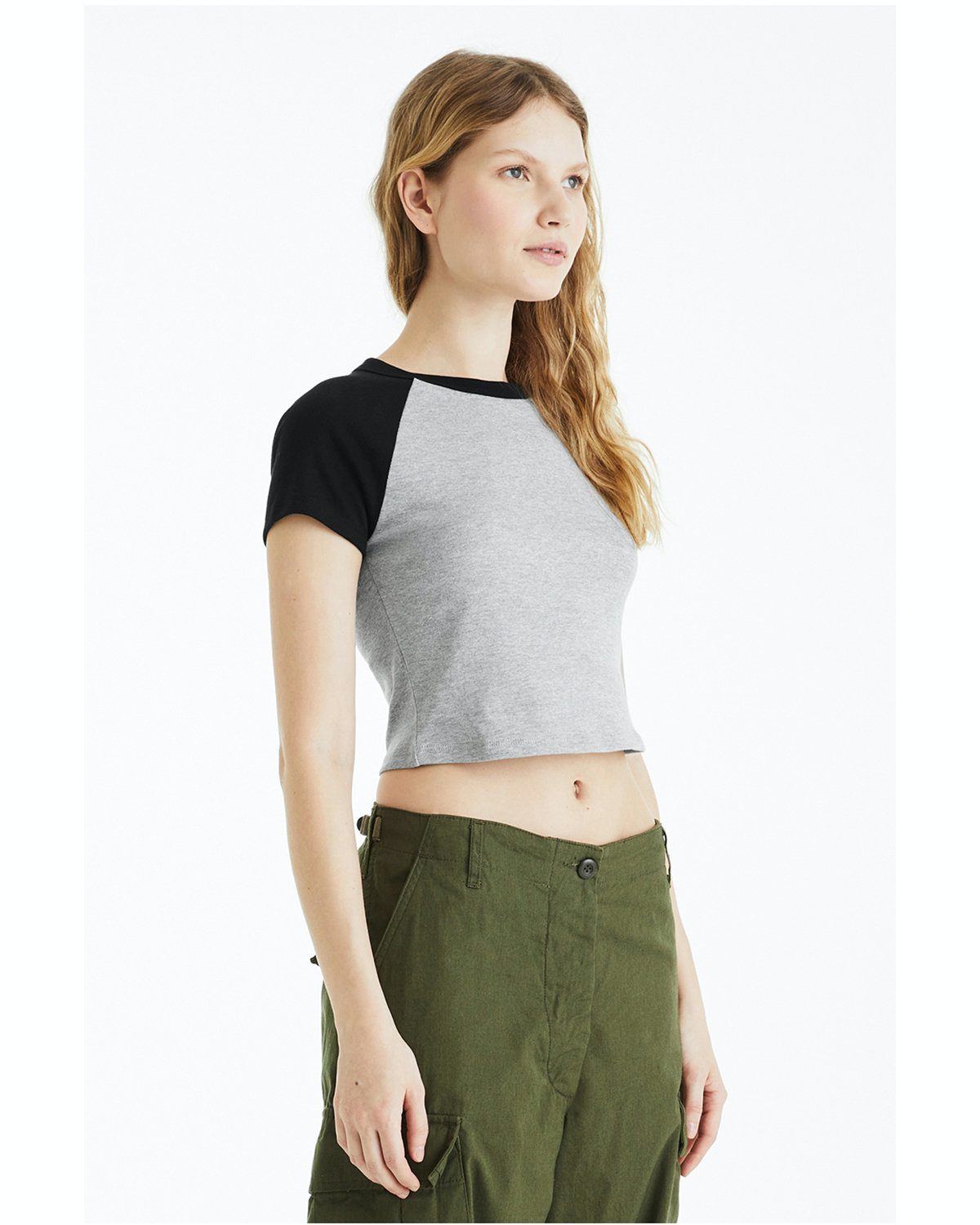 Bella + Canvas 1201BE Heather Athletic / Black