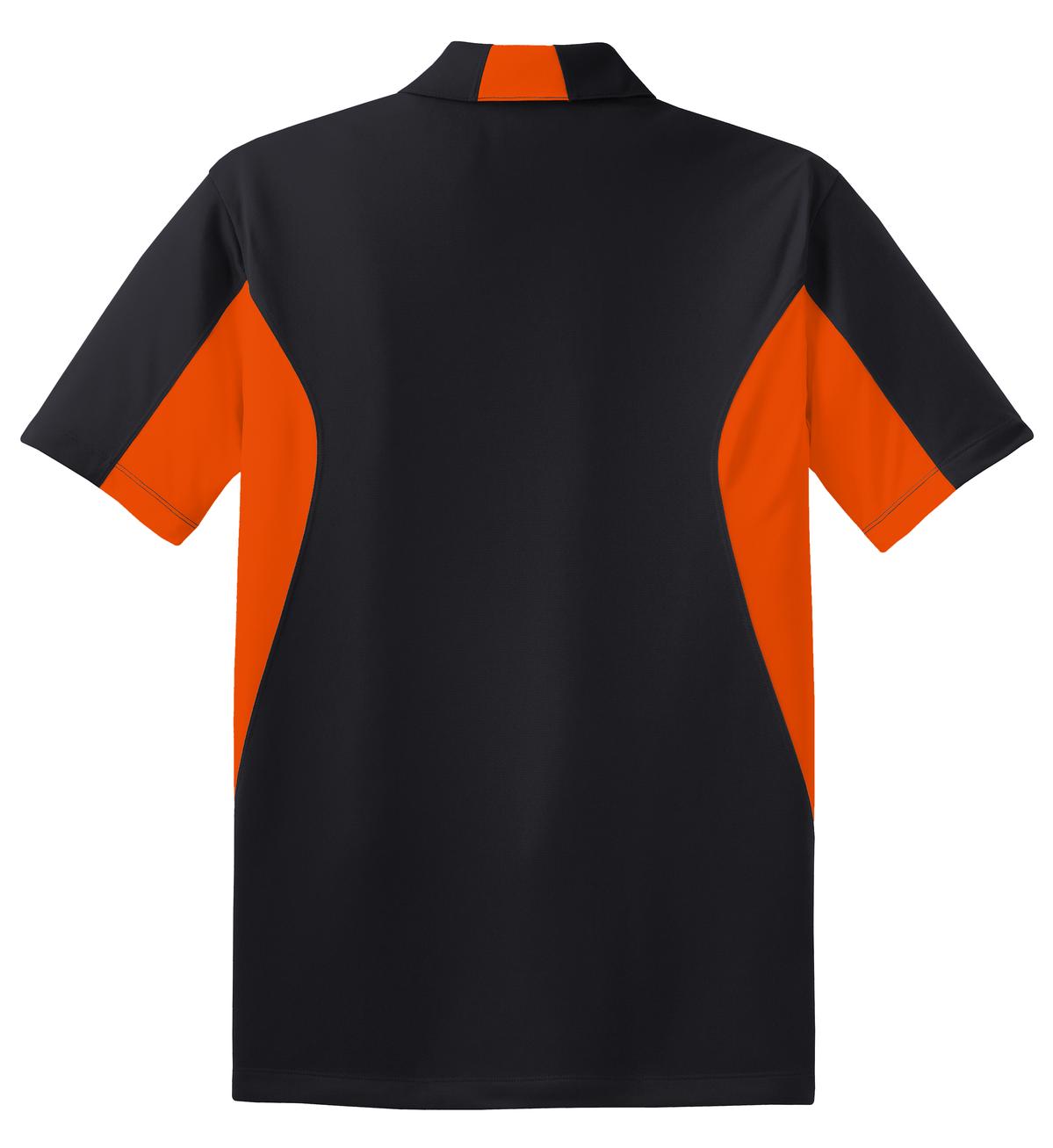 Sport-Tek ST655 Black / Deep Orange