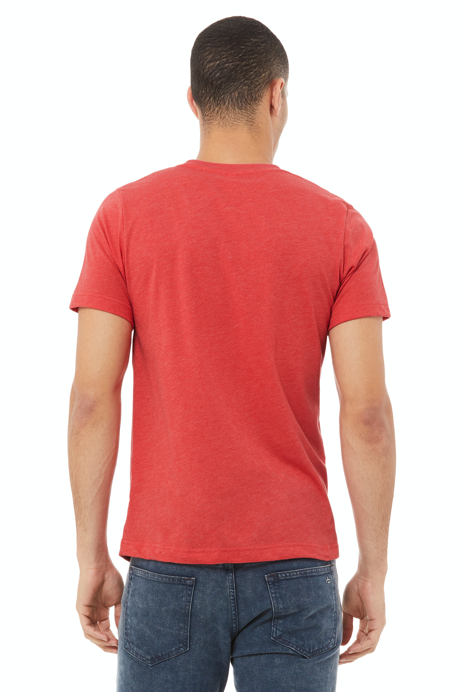 Bella + Canvas 3415C Red Triblend