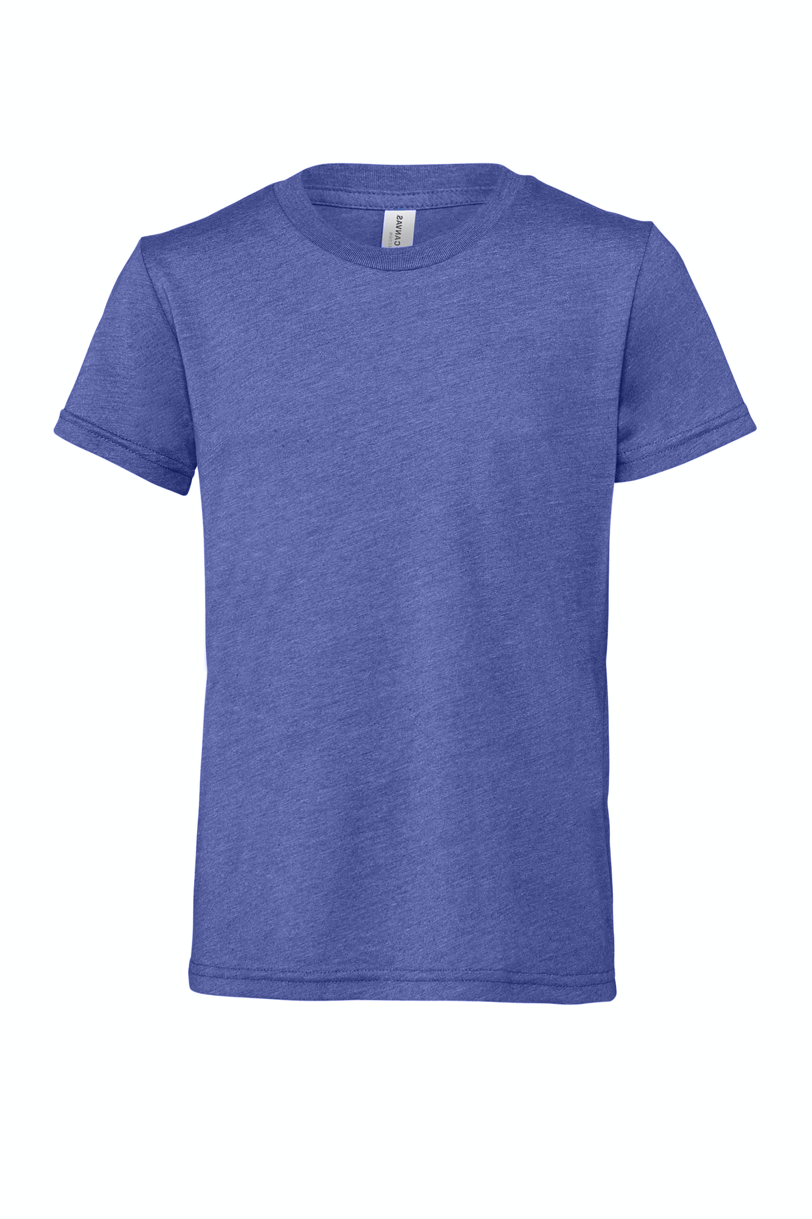 Bella + Canvas 3001YCVC Heather True Royal