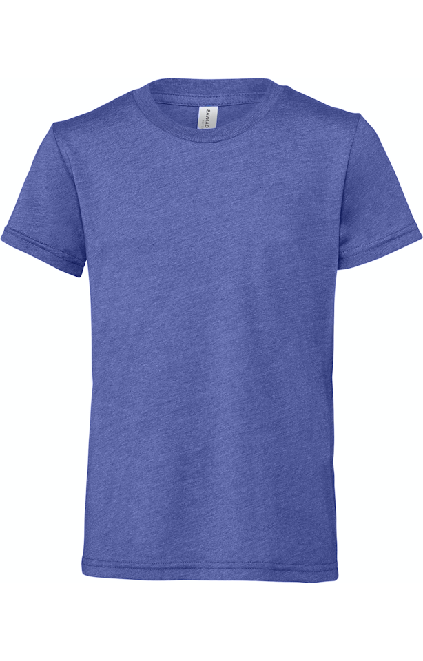 Bella Canvas Heather Royal Blue Shirt Bella Canvas Youth Jersey T