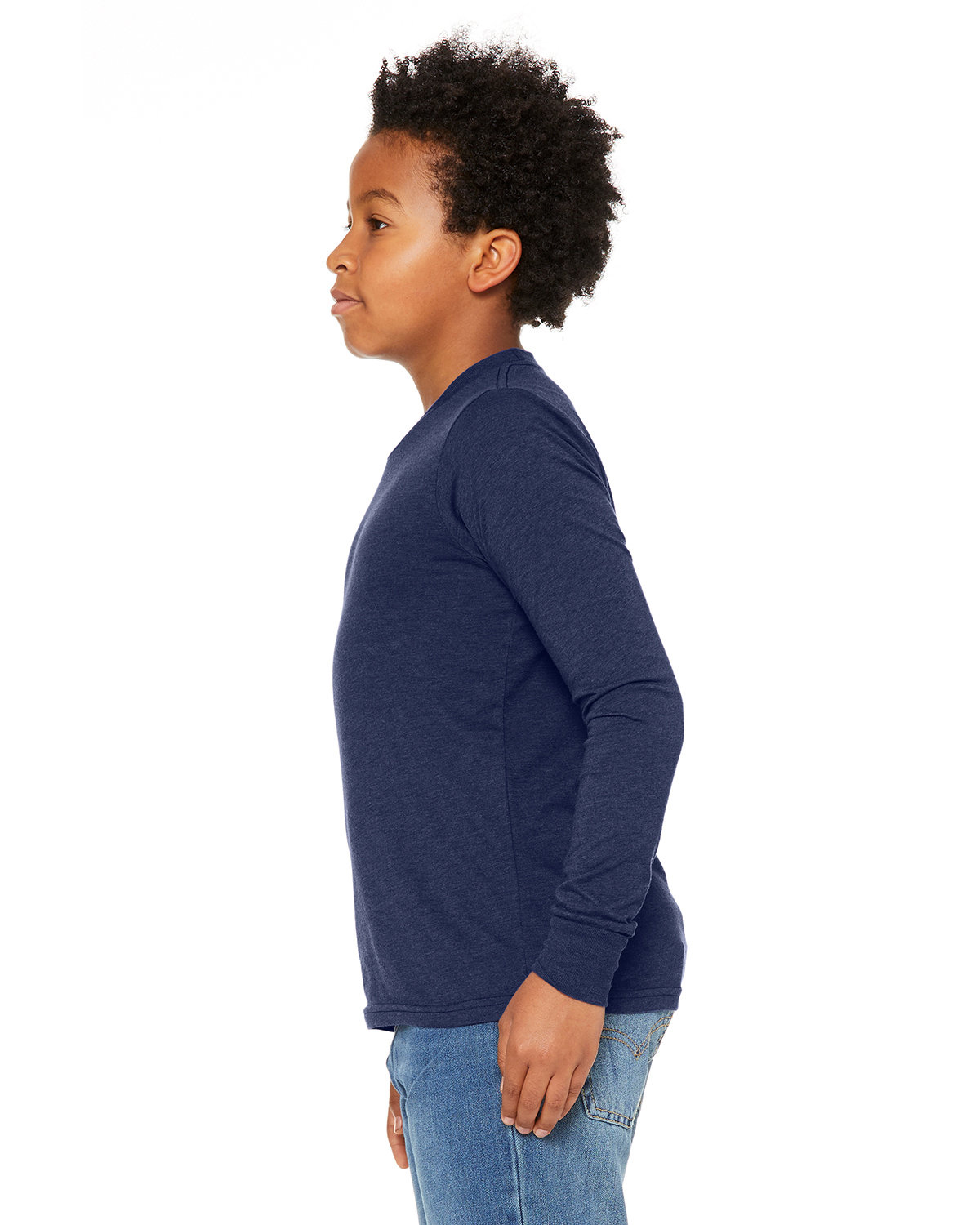 Bella + Canvas 3513Y Navy Triblend