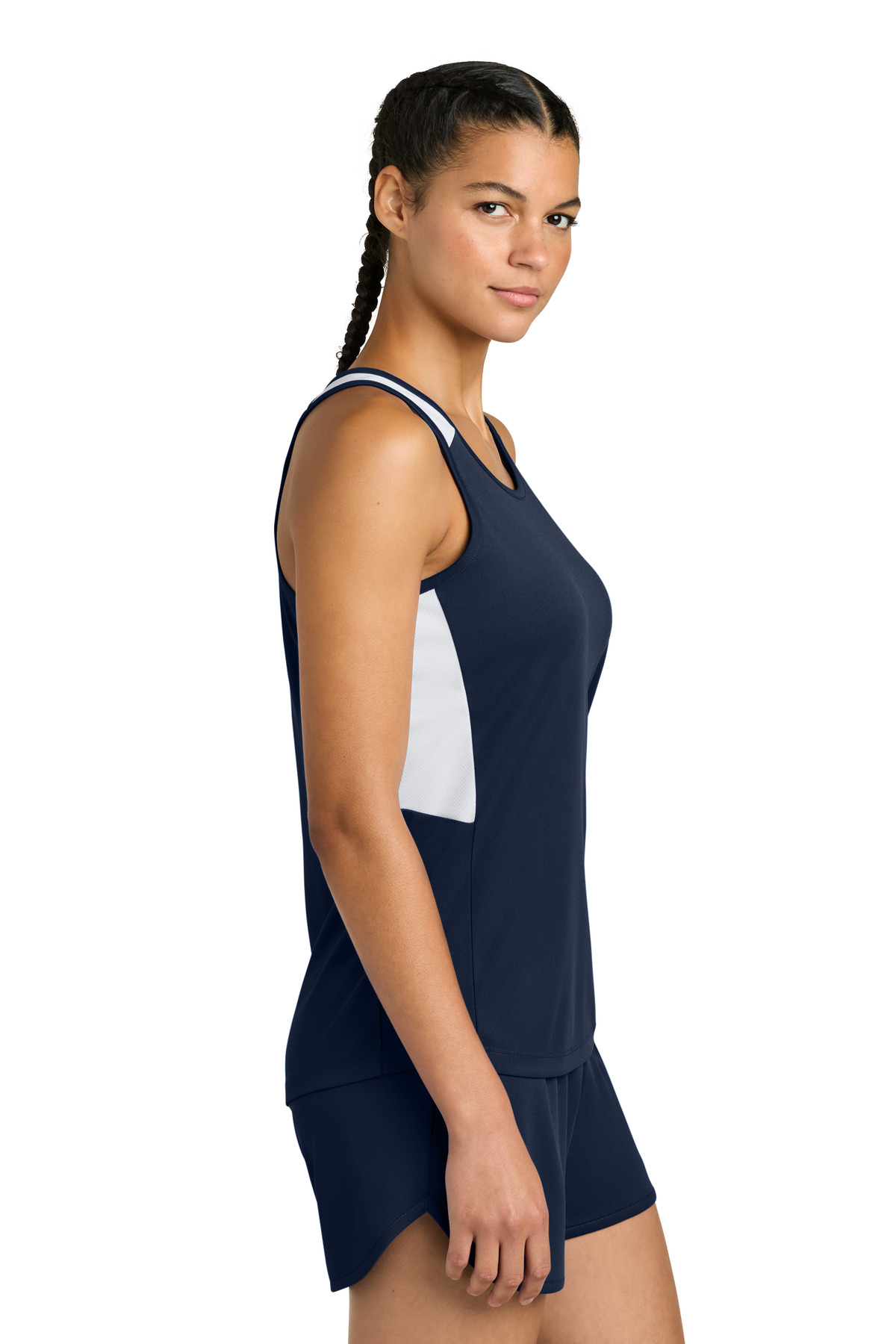 Sport-Tek LST446 True Navy / White
