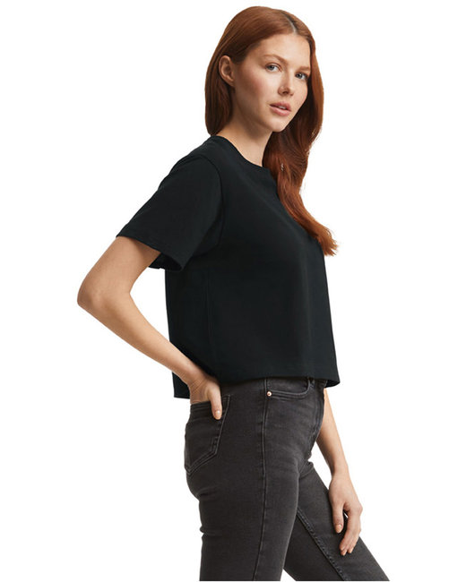 American Apparel Women's Fine Jersey Boxy T Shirt 102 Am