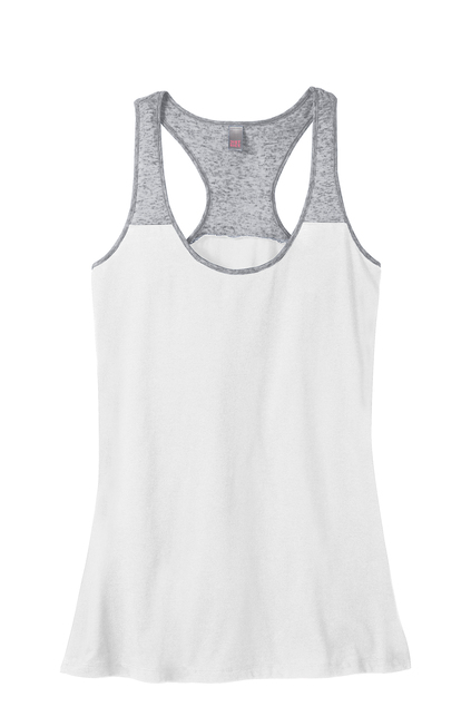 District DT265 White / Heather Nickel