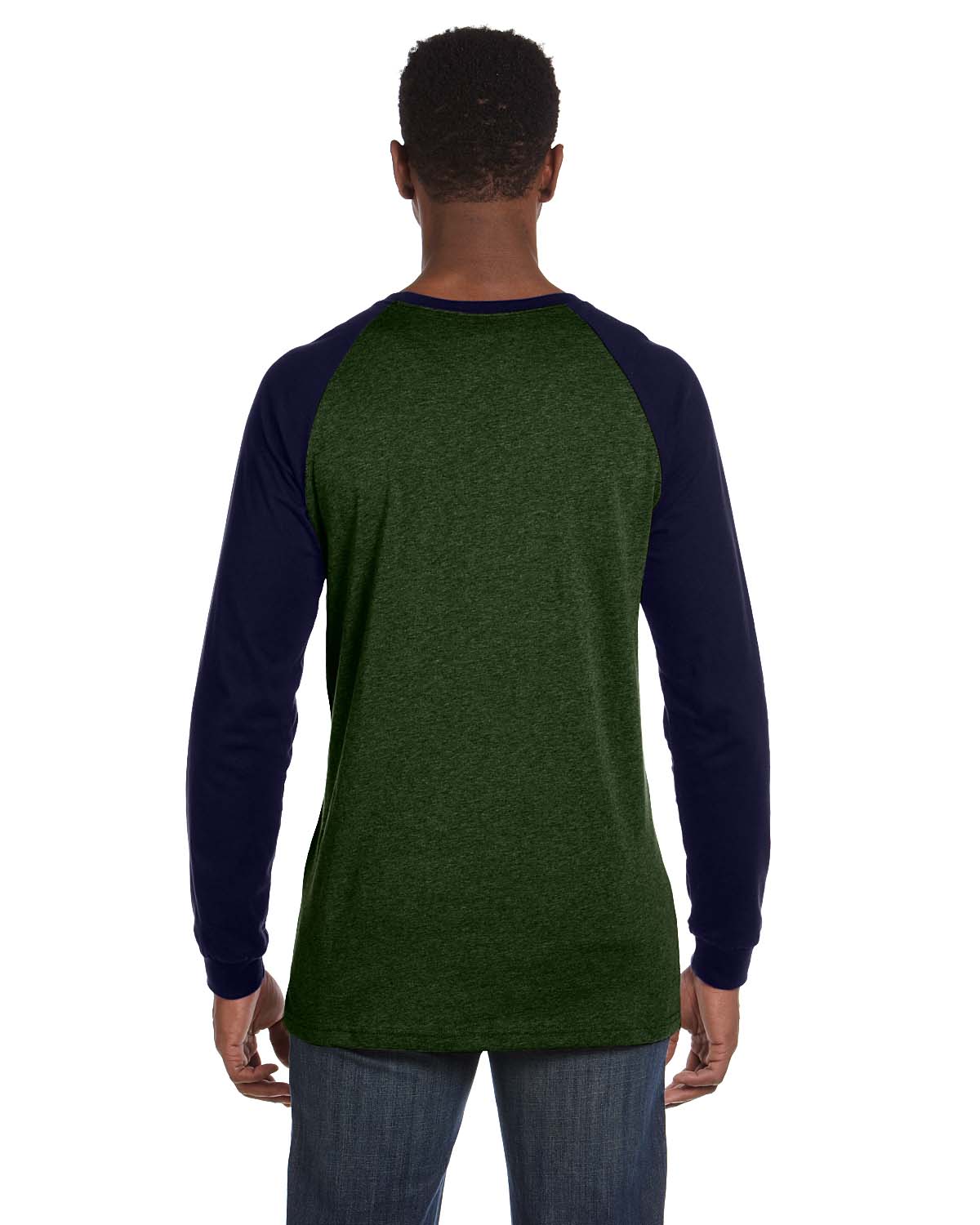 Bella + Canvas 3000C Olive / Navy