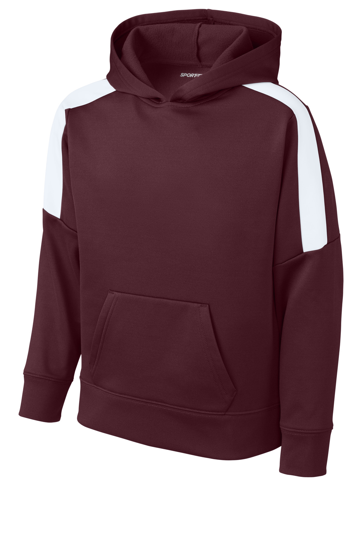 Sport-Tek YST255 Maroon / White