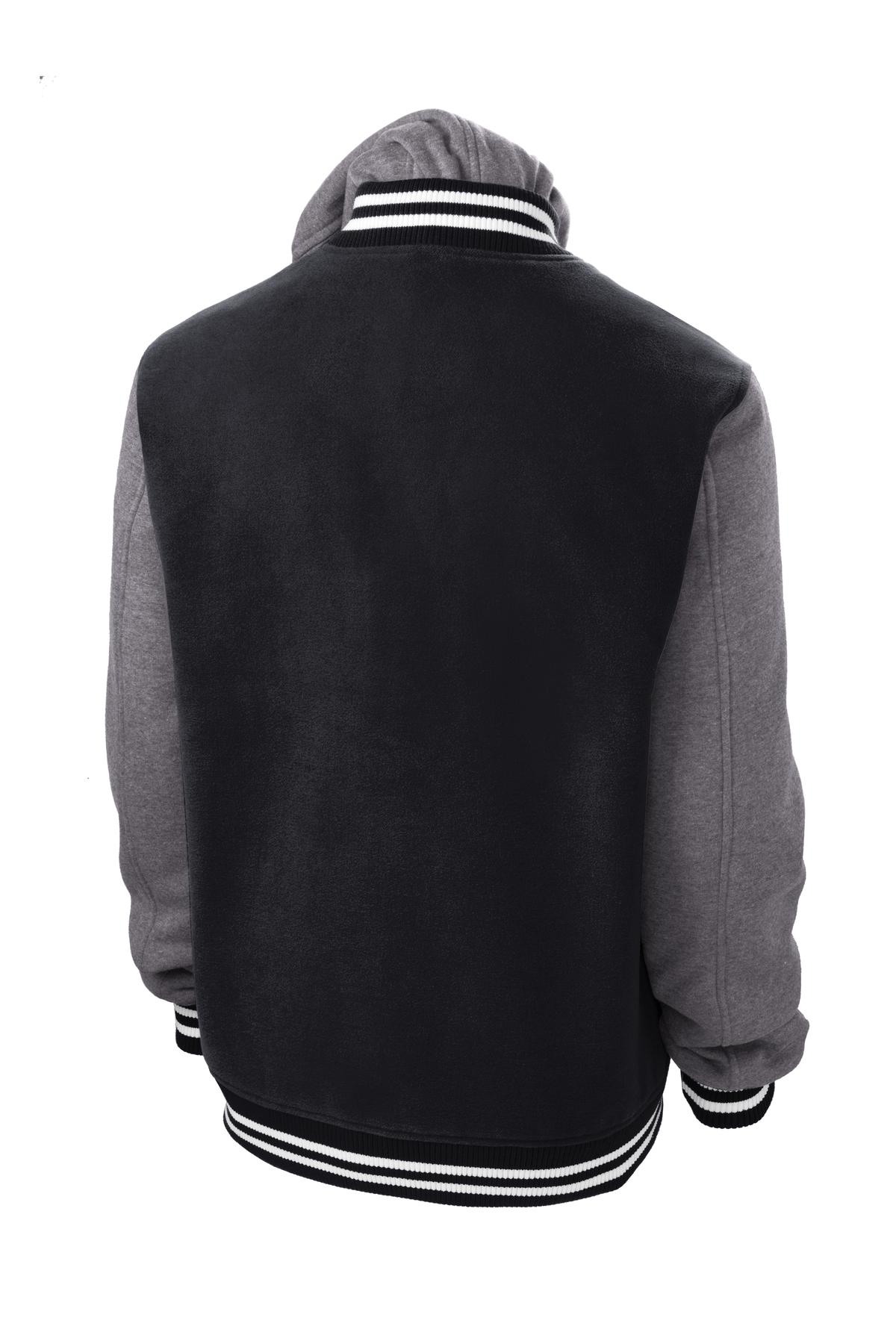 Sport-Tek JST82 Black / Vintage Heather