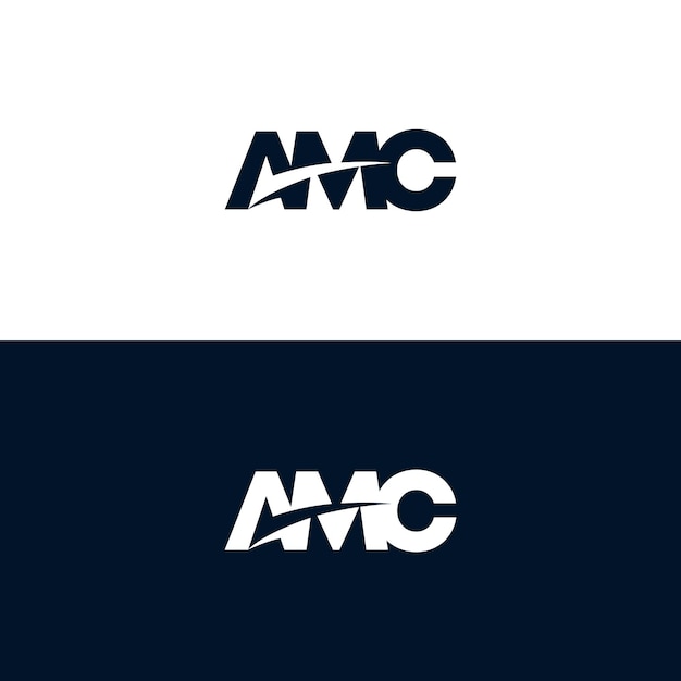 Sleek and Modern Monogram Logo in Bold Navy Tones | Jiffy Designs
