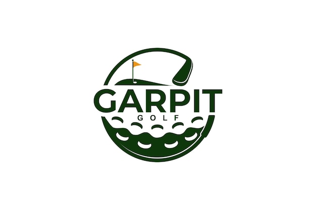 Vibrant Golfing Logo with Putting Green Motif | Jiffy Designs