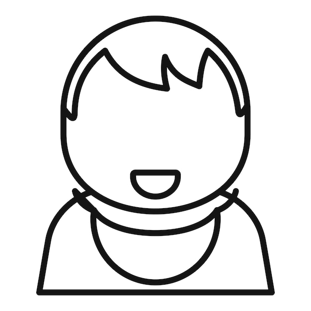 Friendly Cartoon Character in Simple Line Art | Jiffy Designs