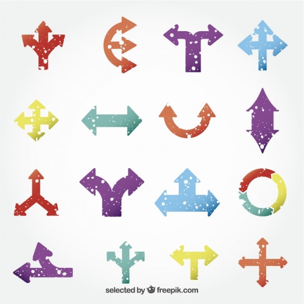 Vibrant Geometric Arrow Designs with Intricate Patterns and Shapes ...