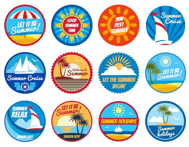 Vibrant Summer-Themed Graphic Collection with Diverse Designs | Jiffy ...