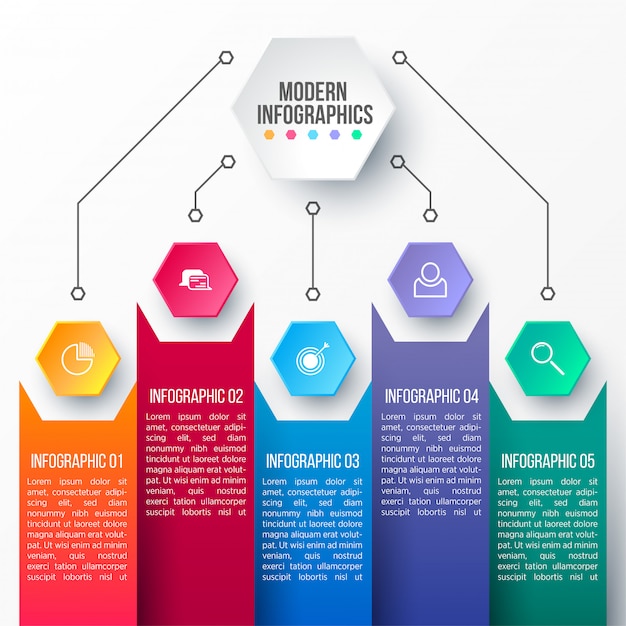 Vibrant Infographic Arrows Highlighting Key Data Visualizations | Jiffy ...