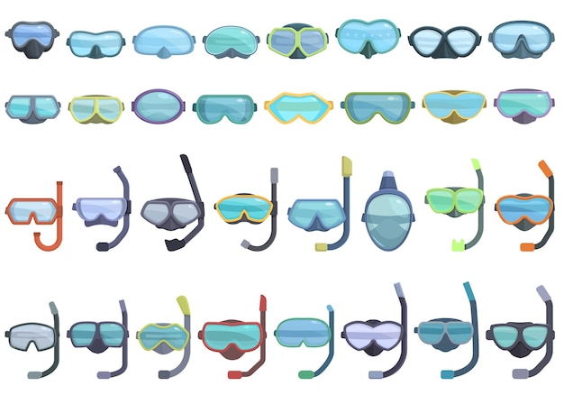 Diverse Collection of Vibrant Snorkel and Diving Goggles | Jiffy Designs
