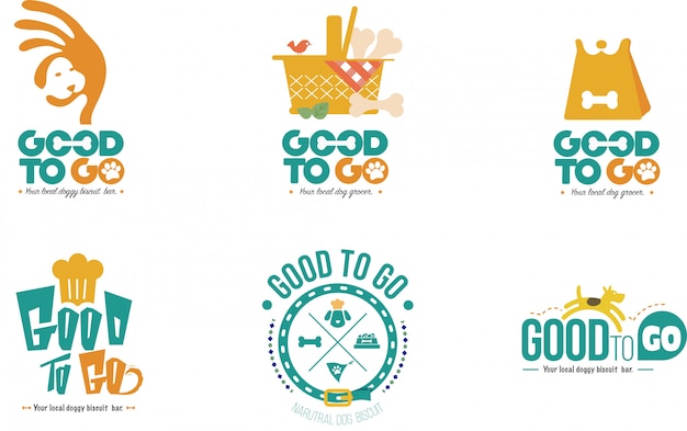 Vibrant Illustrated Icons for 'Good to Go' Healthy Lifestyle Brand ...