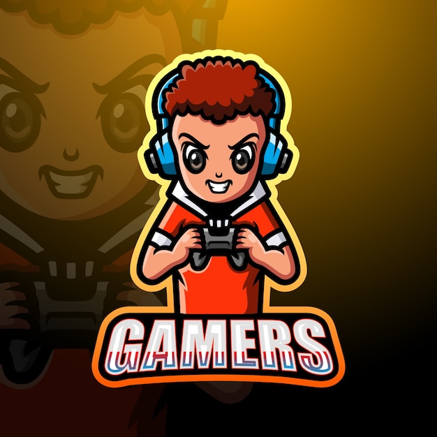 Vibrant Gamer Mascot with Retro Flair | Jiffy Designs