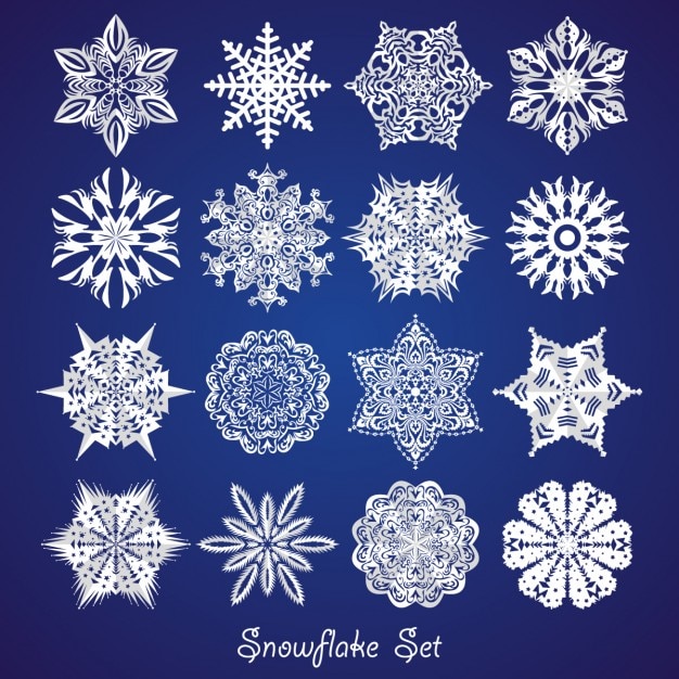 Intricate Snowflake Collection: Diverse Designs for Versatile ...