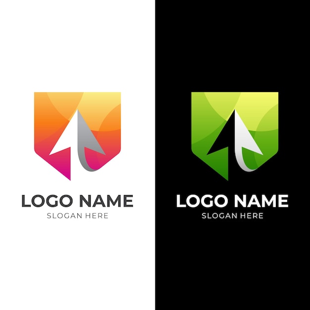 Vibrant Geometric Logos Showcasing Dynamic Shapes | Jiffy Designs