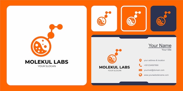 Vibrant Molecular Diagrams and Branding for Scientific Lab | Jiffy Designs