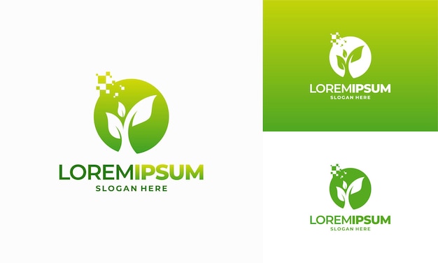 Vibrant Nature-Inspired Logo Design with Leaf and Flower Motif | Jiffy ...