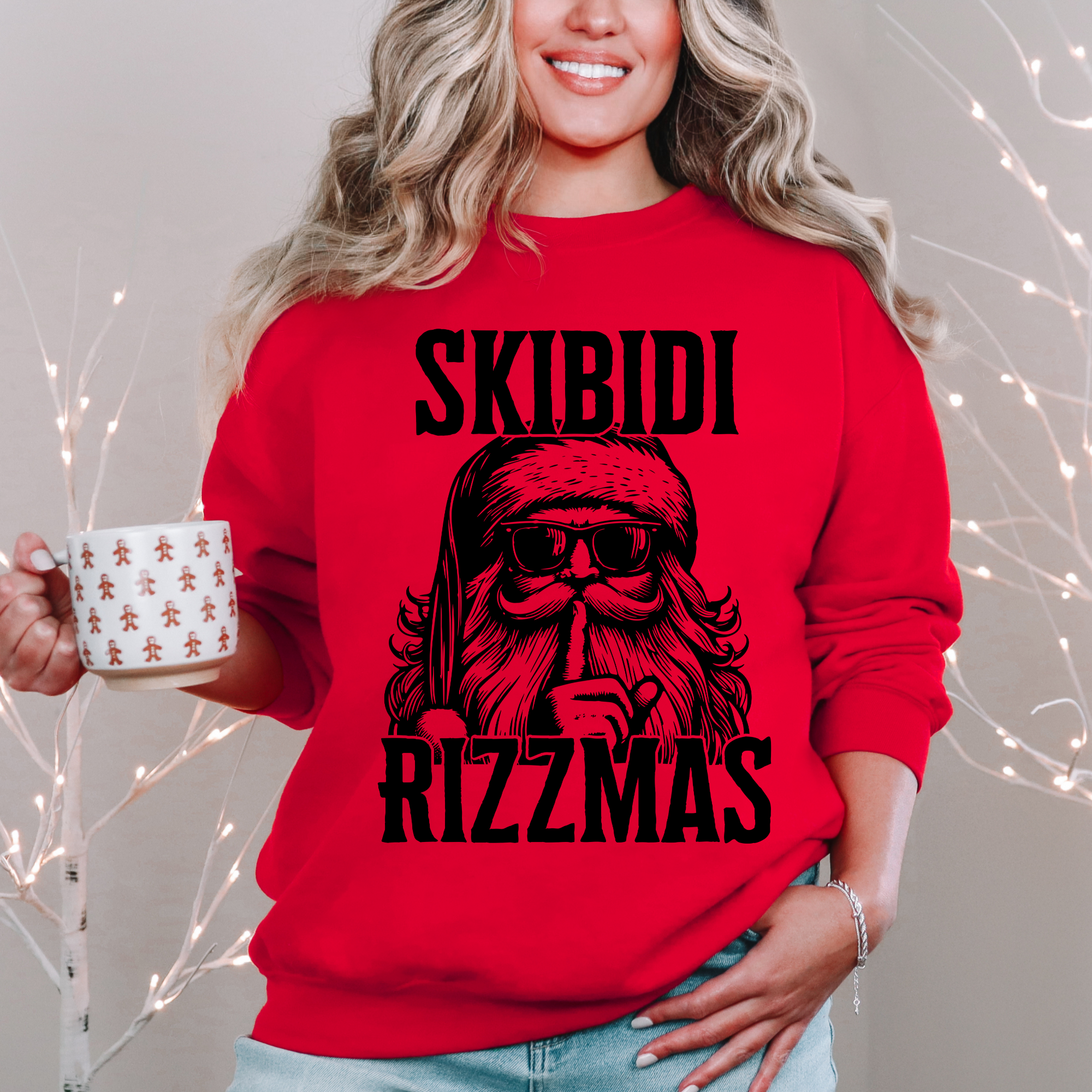Funny Teen Merry Skibidi Rizzmas, Teenager Gyatt Ohio Mewing Popular ...