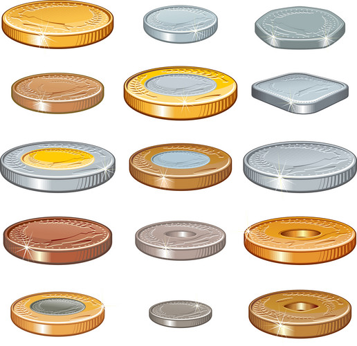Collection Of World Coins | Jiffy Designs