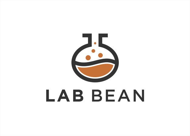 Iconic Lab Bean Logo with Bold Typography | Jiffy Designs