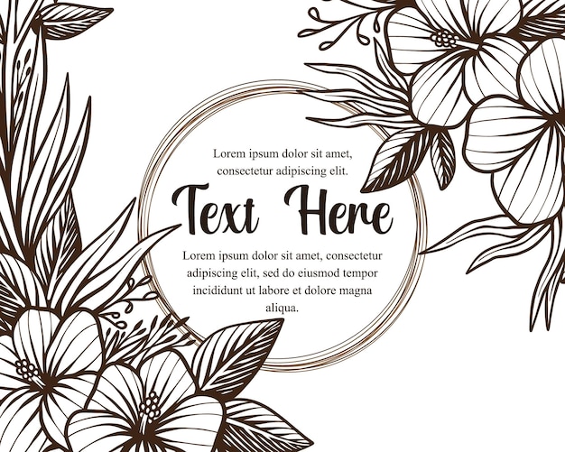 Elegant Floral Frame with Captivating Text Overlay | Jiffy Designs