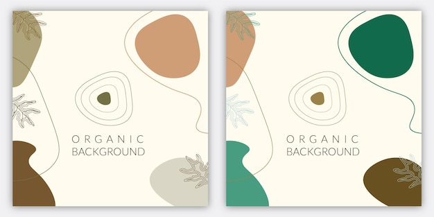 Earthy Organic Shapes: A Vibrant Abstract Backdrop | Jiffy Designs