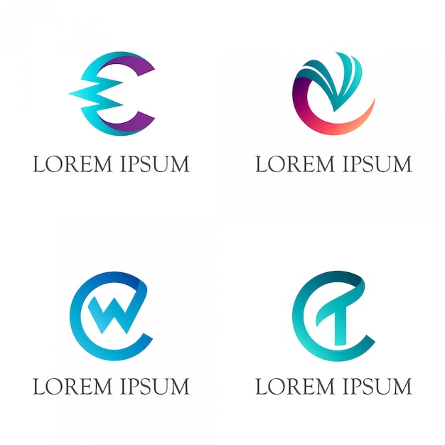 Vibrant abstract symbols with dynamic shapes and gradients | Jiffy Designs