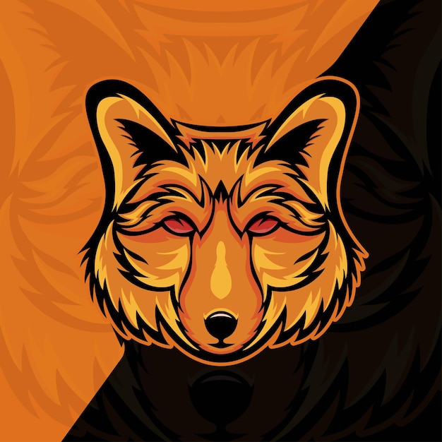 Fierce and Majestic Fox Face Illustration | Jiffy Designs
