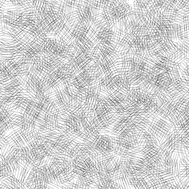 Intricate Monochrome Geometric Pattern with Overlapping Lines | Jiffy ...