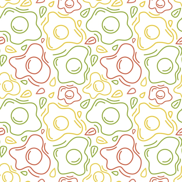 Vibrant Floral Pattern with Overlapping Shapes | Jiffy Designs