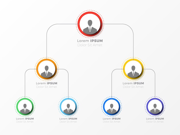 Interconnected Organizational Structure with Diverse Profiles | Jiffy ...