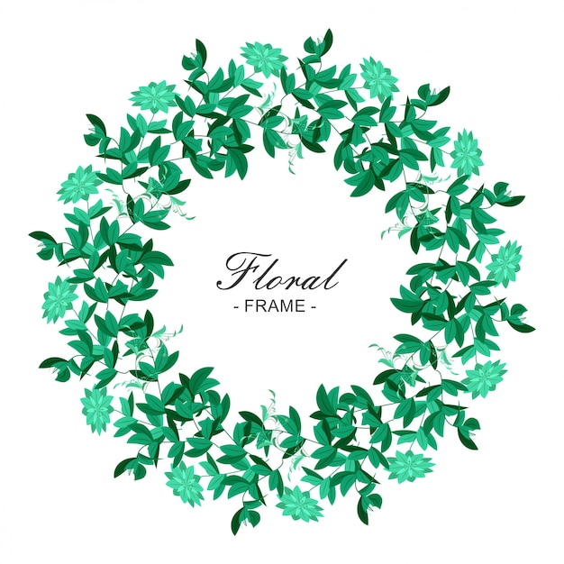 Vibrant Floral Wreath with Lush Green Leaves | Jiffy Designs