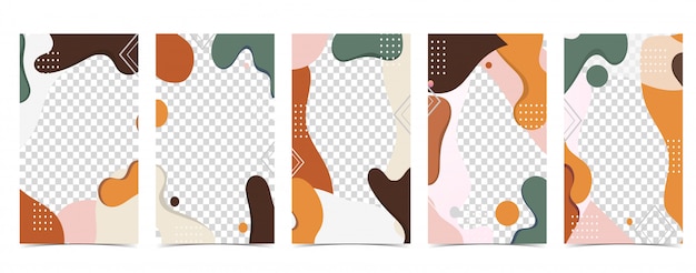 Vibrant Abstract Shapes and Patterns in Earthy Tones | Jiffy Designs