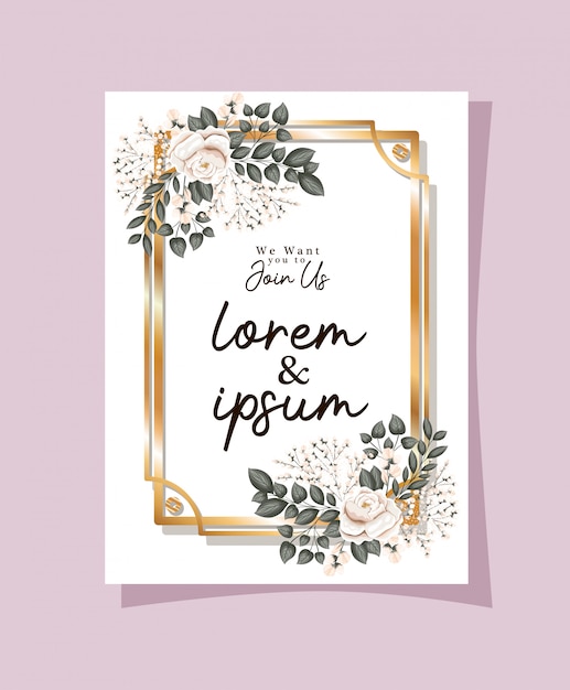 Elegant Floral Frame with Calligraphic Text Overlay | Jiffy Designs
