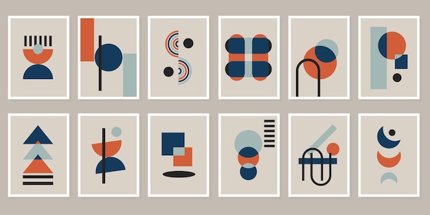 Geometric Shapes and Patterns in Earthy Tones | Jiffy Designs