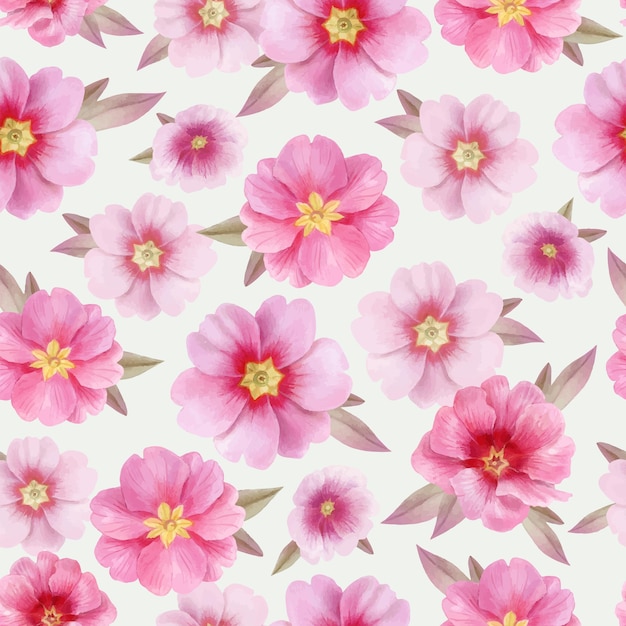 Delicate Pink Floral Pattern with Vibrant Blooms | Jiffy Designs