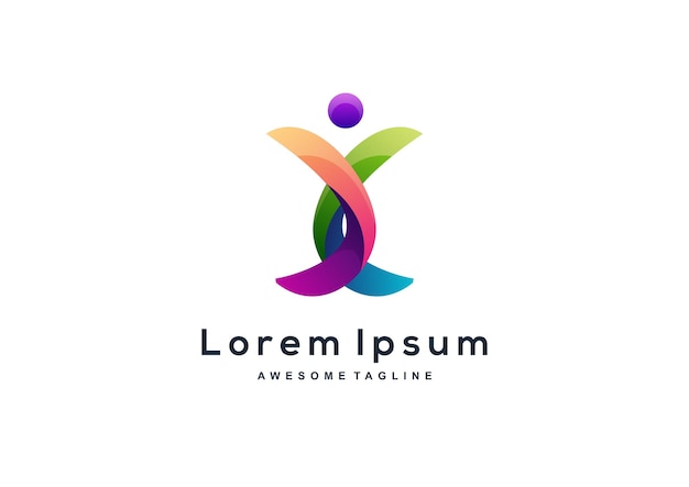 Vibrant Intersecting Shapes Forming a Dynamic Symbol | Jiffy Designs